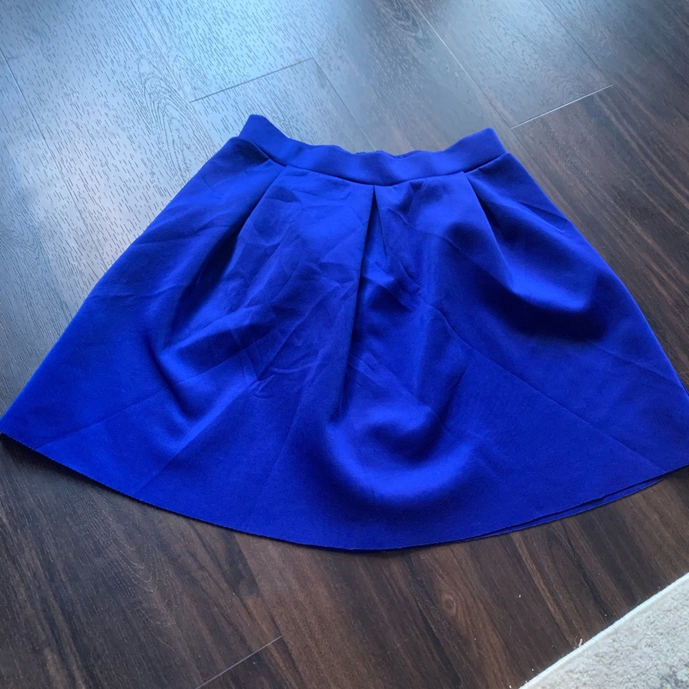 H&M Cobalt Blue Flare Skirt, Skater Skirt